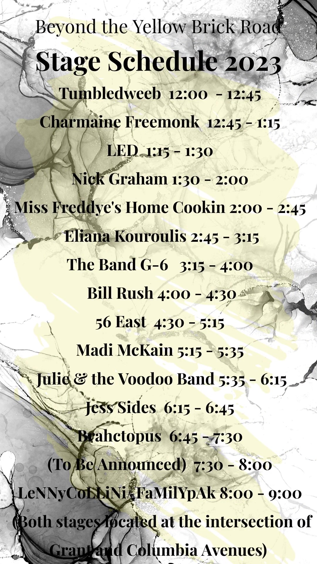 The Main Stage Vandergrift Artfest